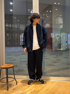 「アイテム（デニムジャケット）」を使った、isamuさん（メンズ・168cm）の夏コーディネート