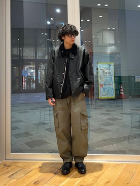 「アイテム（その他アウター）」を使った、isamuさん（メンズ・168cm）の秋コーディネート