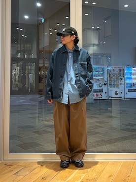 「FORK&SPOON（フォークアンドスプーン）のアイテム」を使った、isamuさん（メンズ・168cm）の春コーディネート