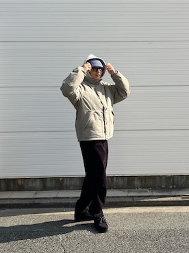 「アイテム（ニットキャップ/ビーニー）」を使った、isamuさん（メンズ・168cm）の秋コーディネート