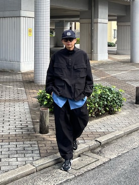 「アイテム（その他トップス）」を使った、isamuさん（メンズ・168cm）の秋コーディネート