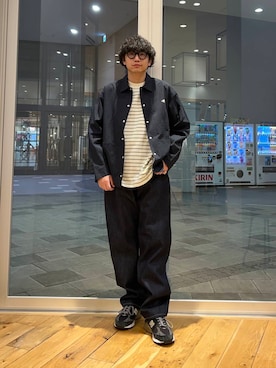 「Lee（リー）のアイテム」を使った、いさむさん（メンズ・168cm）の春コーディネート