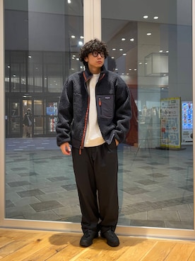 「URBAN RESEARCH Sonny Label（アーバンリサーチサニーレーベル）のヘビーウェイトコットンベーシックスウェット（スウェット）」を使った、isamuさん（メンズ・168cm）の秋コーディネート