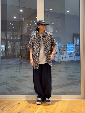 「URBAN RESEARCH DOORS（アーバンリサーチドアーズ）のpatagonia　MS GO TO SHIRTS（シャツ/ブラウス、ブルー系）」を使った、isamuさん（メンズ・168cm）の春コーディネート