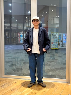 「アイテム（セットアップ）」を使った、isamuさん（メンズ・168cm）の秋コーディネート