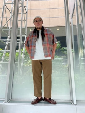 日下部氏さん(メンズ・180cm)の夏コーディネート