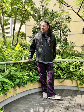 「schott（ショット）のアイテム（ブルゾン）」を使った、日下部氏さん（メンズ・180cm）の秋コーディネート