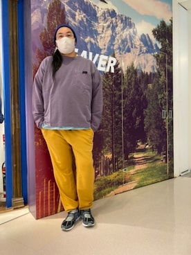 「MANASTASH（マナスタッシュ）のアイテム（ニットキャップ/ビーニー）」を使った、日下部氏さん（メンズ・180cm）の秋コーディネート