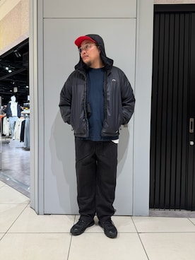 「アイテム（その他アウター）」を使った、日下部氏さん（メンズ・180cm）の冬コーディネート