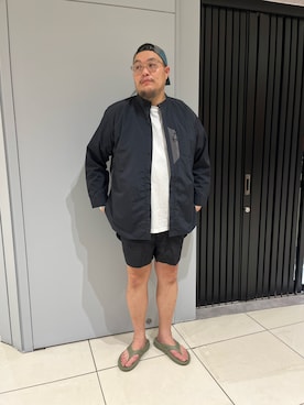 日下部氏さん（メンズ・180cm）の夏コーディネート