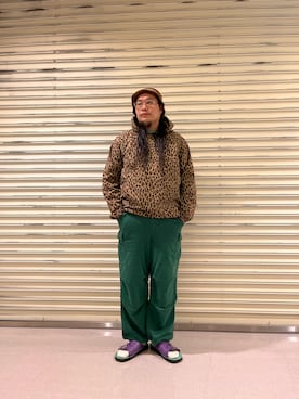 「CAL O LINE（キャルオーライン）のアイテム（ブルゾン）」を使った、日下部氏さん（メンズ・180cm）の冬コーディネート