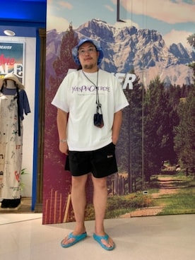 「AlexanderLeeChang（アレキサンダーリーチャン）のアイテム」を使った、日下部氏さん（メンズ・180cm）の夏コーディネート