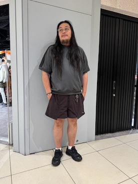「ぽっちゃり」｜日下部氏さん（メンズ・180cm）の夏コーディネート