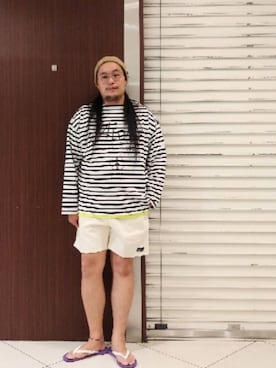 日下部氏さん（メンズ・180cm）の夏コーディネート