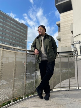 日下部氏さん（メンズ・180cm）の冬コーディネート