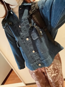 「Chaco closet（チャコ クローゼット）のアイテム（ジャケット/アウター）」を使った、のんたろさん（レディース・157cm）の春コーディネート