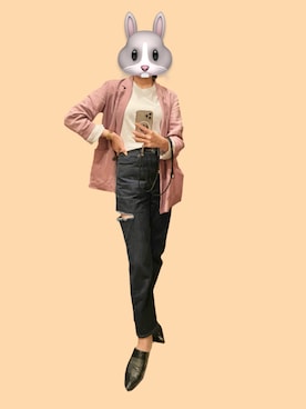 「162cm」｜「アイテム（ジャケット/アウター）」を使った、ごめす🐰さん（レディース・162cm）の夏コーディネート