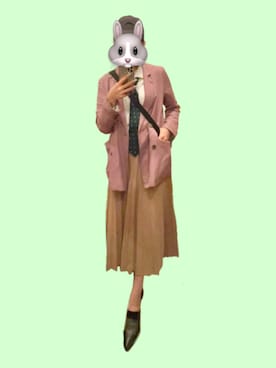 「PUBLUX（パブリュクス）のアイテム（その他シューズ）」を使った、ごめす🐰さん（レディース・162cm）の春コーディネート
