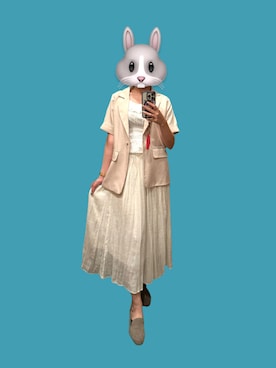 「アイテム（腕時計）」を使った、ごめす🐰さん（レディース・163cm・20代）の夏コーディネート