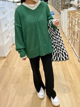 「amini（アミニ）のアイテム」を使った、megumiさん（レディース・152cm）の秋コーディネート