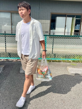 「TIMEX（タイメックス）のアイテム」を使った、だか村さん（メンズ・169cm）の夏コーディネート