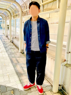 だか村さん（メンズ・169cm）の秋コーディネート