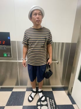 「Teva（テバ）のアイテム（サンダル）」を使った、だか村さん（メンズ・169cm）の秋コーディネート