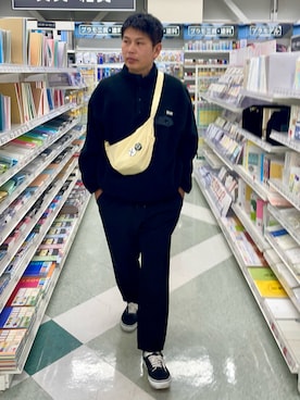 「無印良品（ムジルシリョウヒン）のアイテム（ジャケット/アウター）」を使った、だか村さん（メンズ・169cm）の春コーディネート