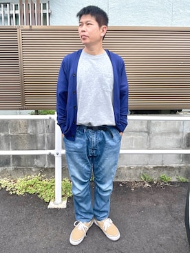 「coen（コーエン）のアイテム」を使った、だか村さん（メンズ・169cm）の春コーディネート