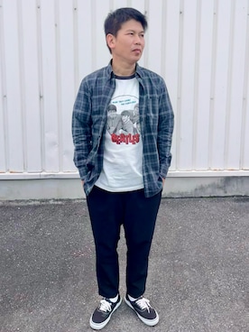 だか村さん（メンズ・169cm）の春コーディネート