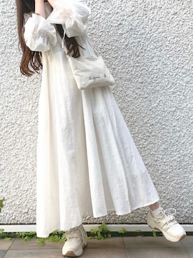 「FREAK'S STORE（フリークスストア）のアイテム（ワンピース/ドレス）」を使った、 cyamu∗︎*ﾟさん（キッズ・146cm）の春コーディネート