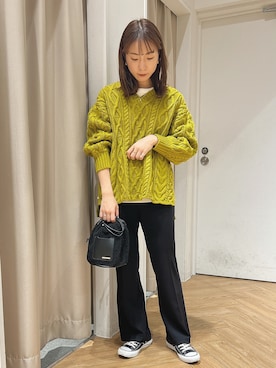 REINAさん（レディース・162cm）の冬コーディネート