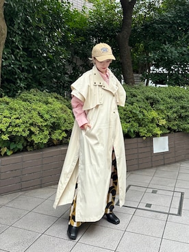 「Lull（ルル）のアイテム（その他アウター）」を使った、i_am_otomeさん（レディース・153cm）の秋コーディネート