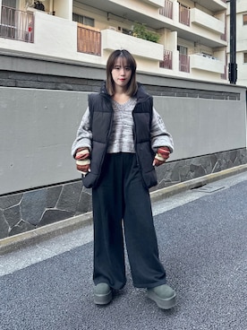 「スウエットパンツ」｜「アイテム（ブーツ）」を使った、i_am_otomeさん（レディース・153cm）の冬コーディネート