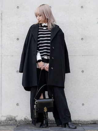 ♦MM6 Maison Margiela♦ギャバジンコート MM6 Maison Margiela バイカラー コート | オレンジ | FARFETCH JP