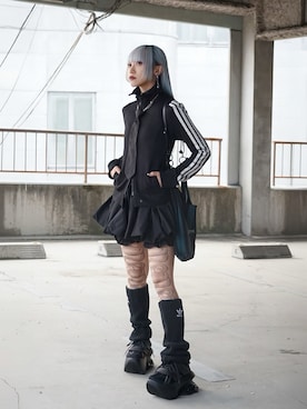「レッグウォーマー」｜MISUZUさん（レディース・150cm）の春コーディネート