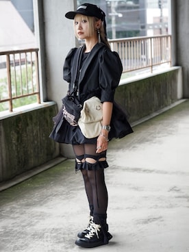 「アイテム（腕時計）」を使った、MISUZUさん（レディース・150cm）の夏コーディネート
