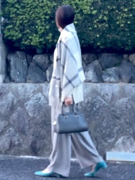 「アイテム（アンサンブル）」を使った、tocoさん（レディース・168cm）の冬コーディネート