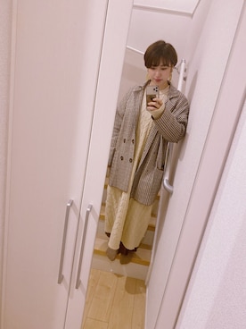 ぼうさん（レディース・161cm）の冬コーディネート