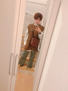 ぼうさん（レディース・161cm）の秋コーディネート