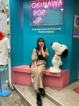 「COCO DEAL（ココディール）のアイテム（ワンピース/ドレス）」を使った、シュさん（レディース・156cm）の夏コーディネート