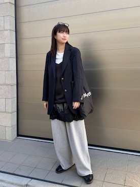 「IENA（イエナ）のアイテム」を使った、uyuさん（レディース・161cm）の春コーディネート