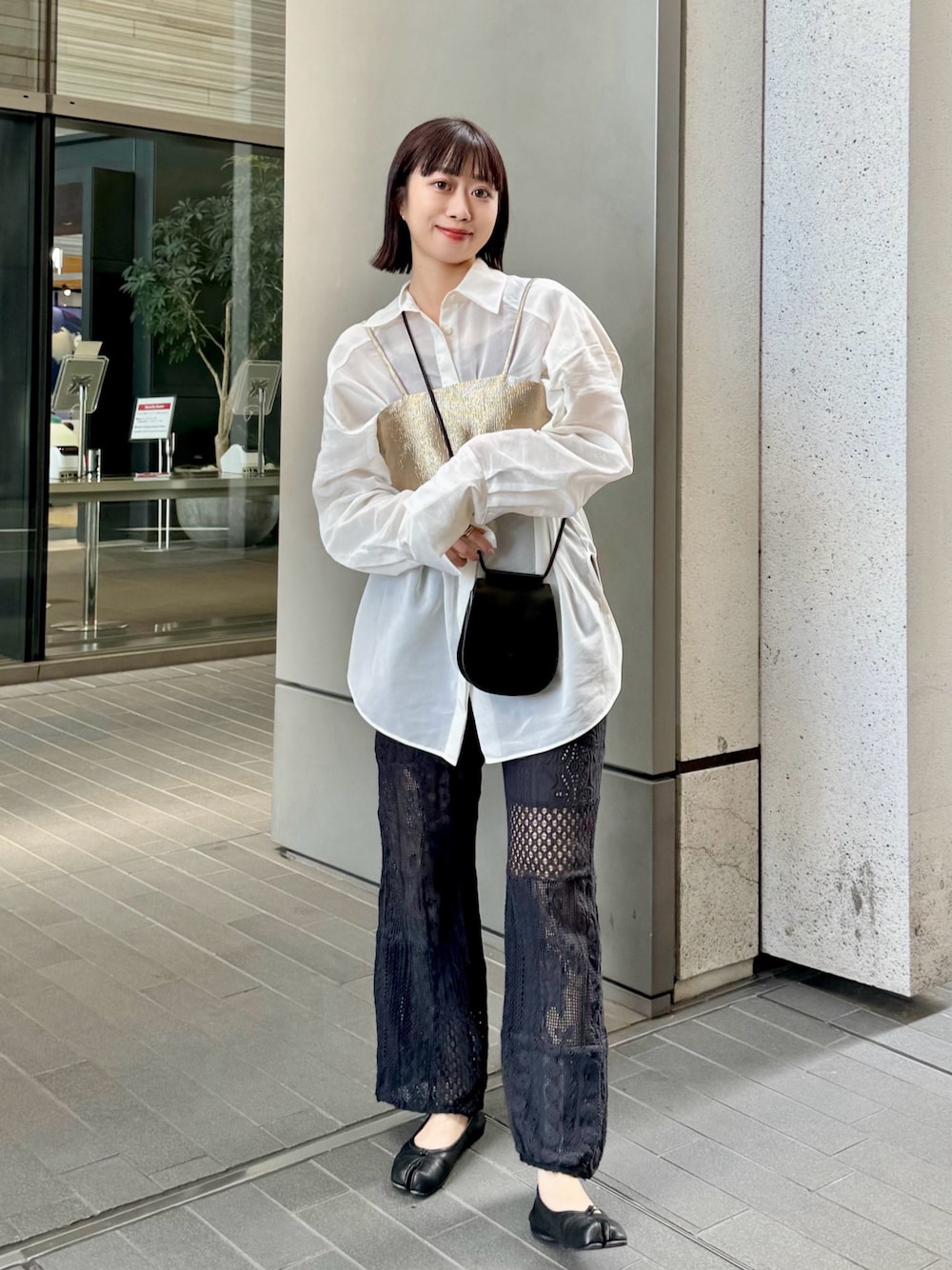 松村北斗 着用 コスメ (女性)柄 シャツ ブラウス ノートンマク