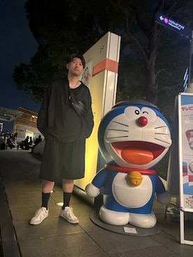 「アイテム（ボディバッグ/ウエストポーチ）」を使った、jyunichiさん（メンズ・177cm）の夏コーディネート