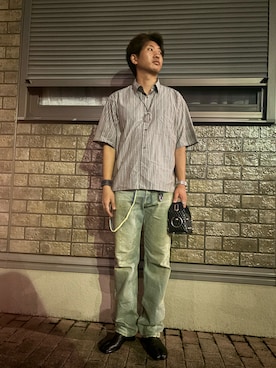「アイテム（ハンドバッグ）」を使った、jyunichiさん（メンズ・177cm）の秋コーディネート