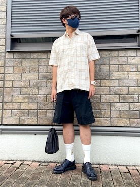 「Hender Scheme（エンダースキーマ）のアイテム（腕時計）」を使った、jyunichiさん（メンズ・177cm）の夏コーディネート