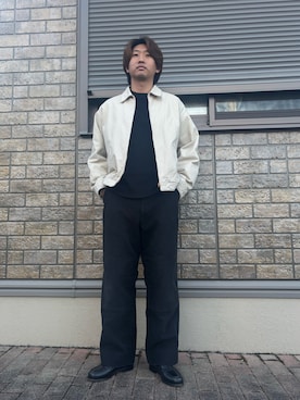 「COMOLI（コモリ）のアイテム」を使った、jyunichiさん（メンズ・177cm）の冬コーディネート