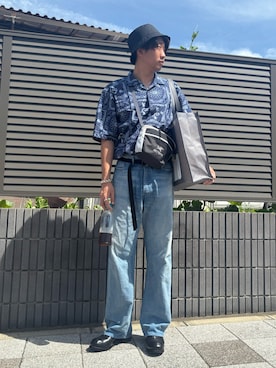 「アイテム（ブーツ）」を使った、jyunichiさん（メンズ・177cm・30代）の夏コーディネート