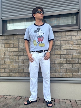 「アイテム（サンダル）」を使った、jyunichiさん（メンズ・177cm・30代）の夏コーディネート