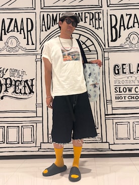 「POLO RALPH LAUREN（ポロ ラルフ ローレン）のアイテム（キャップ）」を使った、jyunichiさん（メンズ・177cm）の夏コーディネート